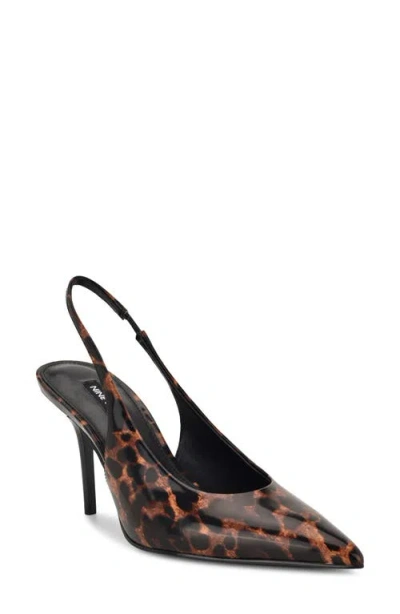 Nine West Palomma Slingback Pointed Toe Pump In Brown