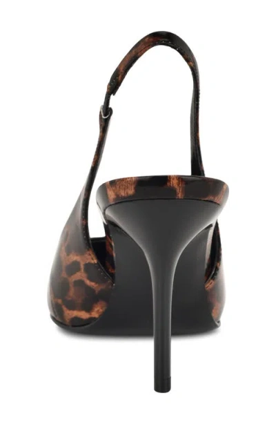 Nine West Palomma Slingback Pointed Toe Pump In Brown