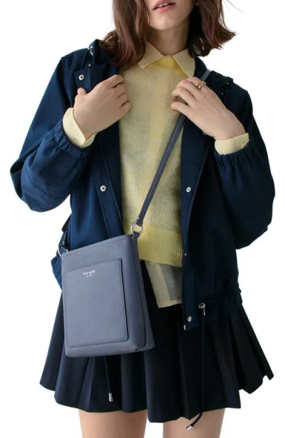 Kate Spade New York Ava Pebble Leather Swing Crossbody Bag In Blue