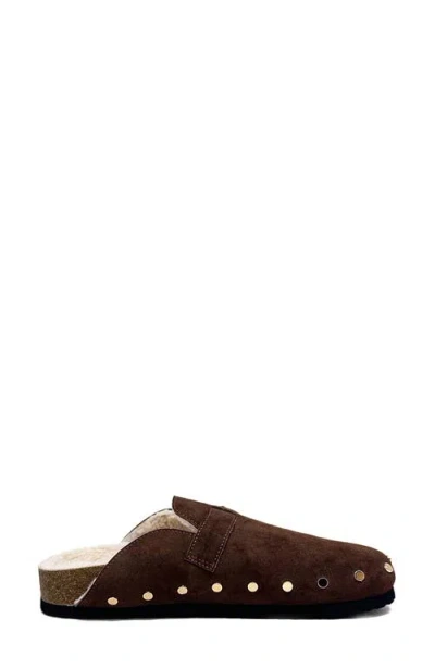 Shushop Tori Faux Shearling Lined Clog In Multi