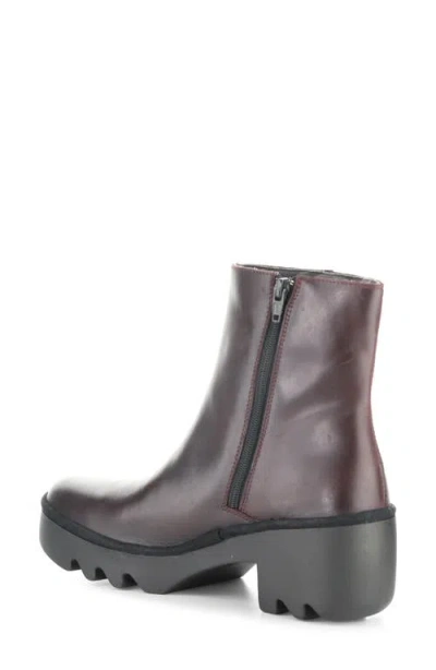 Fly London Toor Platform Bootie In Brown
