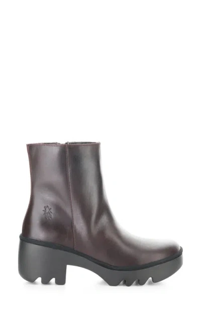 Fly London Toor Platform Bootie In Brown