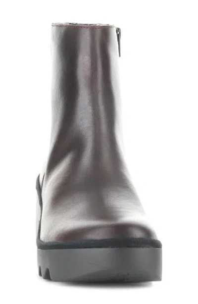 Fly London Toor Platform Bootie In Brown