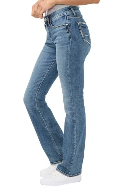 Silver Jeans Co. Women's Suki Mid Rise Slim Bootcut Jeans In Blue