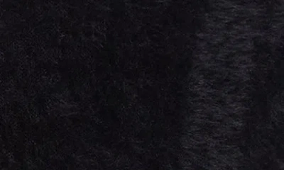 Helmut Lang Grunge Faux Fur Maxi Skirt In Black