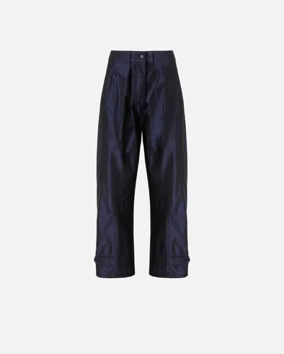 Pinko Straight-leg Casual Pants In Blue