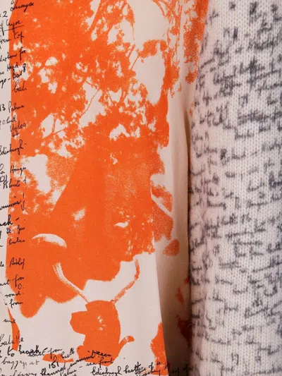 Paul Smith Womens Knitted Cardi Woven Pan In Neutral