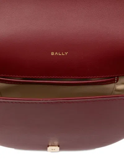 Bally Small Code Flap Cross-body Bag In Red