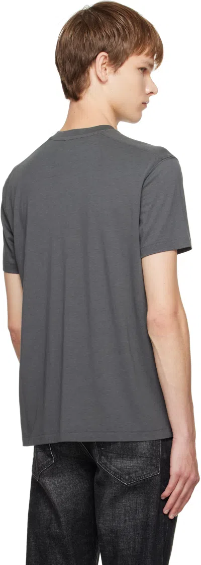 Tom Ford Lyocell And Cotton-blend Jersey T-shirt In Gray