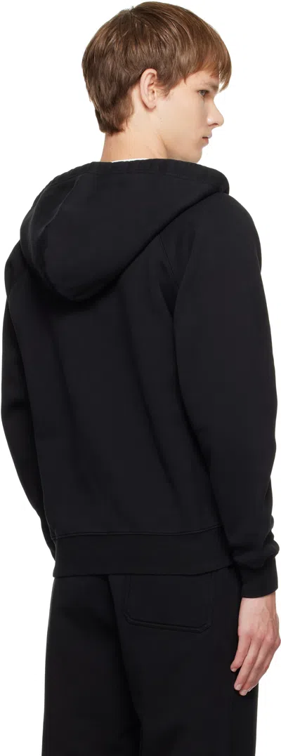 Tom Ford Cotton Zip-up Hoodie In Black