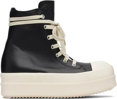 Rick Owens Hollywood Mega Bumper Sneakers In Black