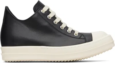 Rick Owens Women Blackwhite Lace Up Sneakers, 3.5 Luxury Sneakers For Women Darveys In Black
