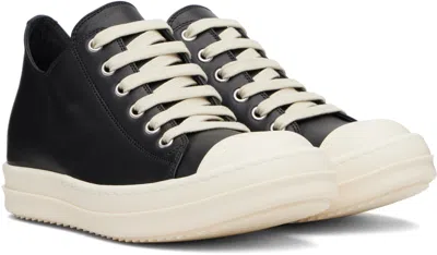 Rick Owens Women Blackwhite Lace Up Sneakers, 3.5 Luxury Sneakers For Women Darveys In Black