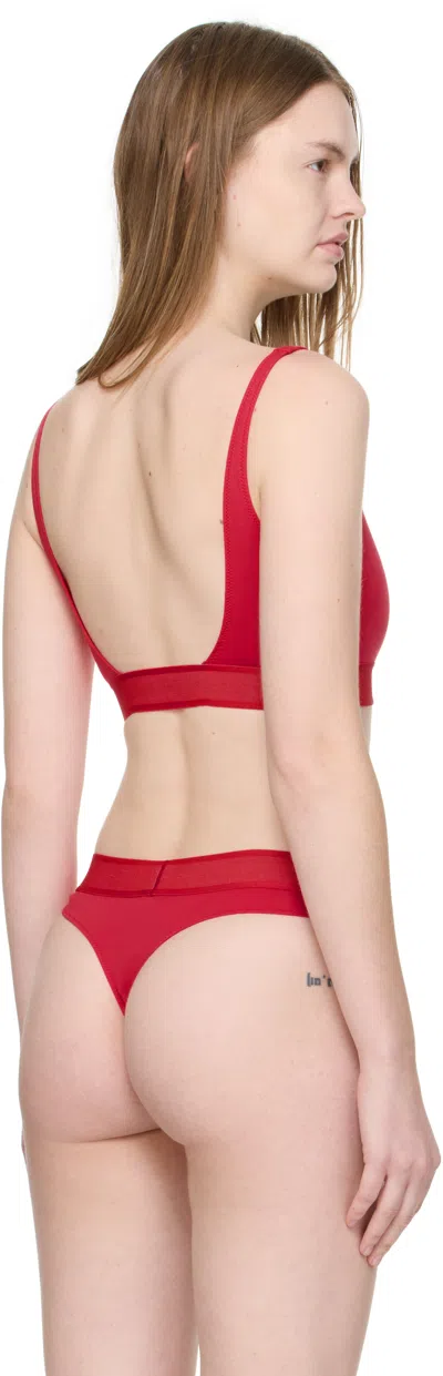 Tom Ford Red Signature Bralette In Red