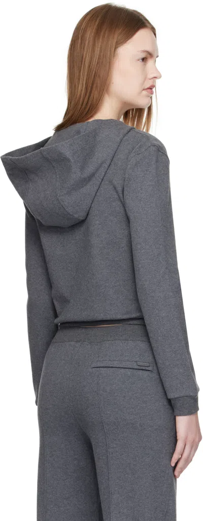 Tom Ford Hoodie Cotton Cropped Kangaroo Pockets In Green