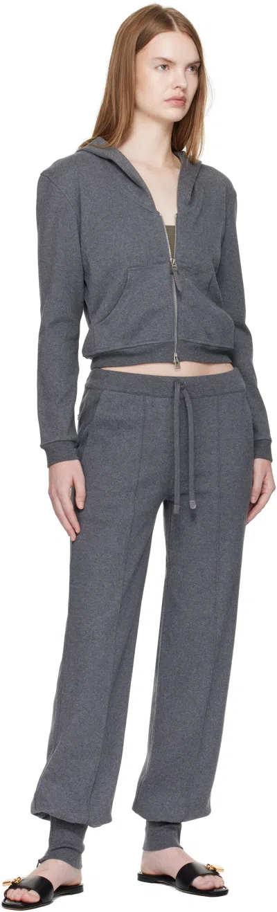 Tom Ford Hoodie Cotton Cropped Kangaroo Pockets In Green