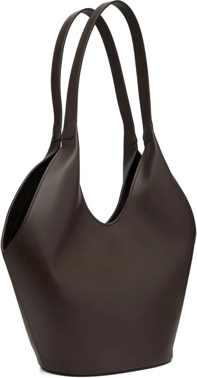 Aesther Ekme Ssense Exclusive Brown Phantom Bucket Tote