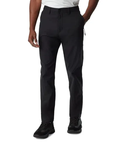 Bass Outdoor Traveler Pants Men's Black Stretch Straight Fit Trouser Mac97 In Black