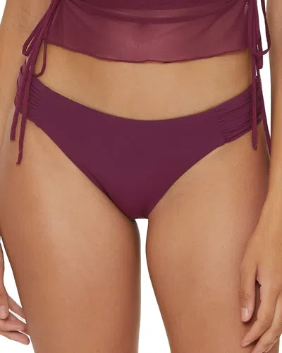 Becca By Rebecca Virtue Color Code American Fit Bikini Bottom In Purple