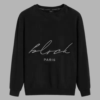 Blvck Signature Sweater In Black