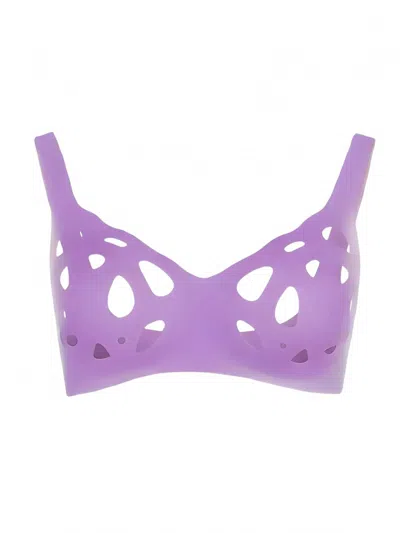 Siluets Women's Bionic Gel Airflow Bra - Breathable Comfort Meets Innovative Gel Technology In Purple In Purple