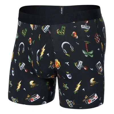 Saxx Droptemp™ Cooling Cotton Boxer Briefs In Black