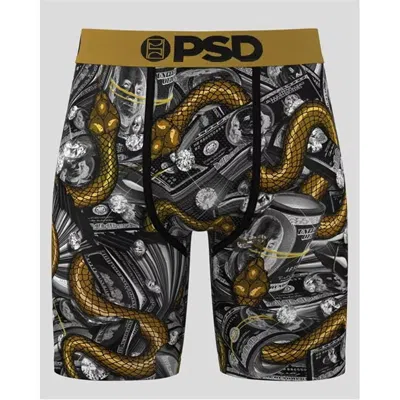 Psd Mamba Money Underwear Men Multicolor Four-way Stretch Boxer Brief App1463 In Gray