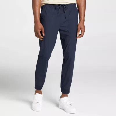 Vrst Limitless Jogger Pants Mens Dark Navy Slim Fit Drawstring Waist Srt516 In Blue