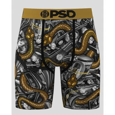 Psd Mamba Money Underwear Men Multicolor Four-way Stretch Boxer Brief App1463 In Black