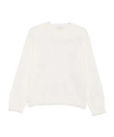 Antonelli Frayed-hem Round-neck Sweater In Multi