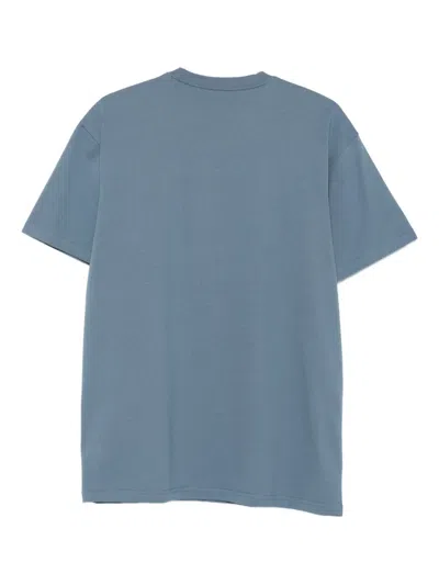 Carhartt Short Sleeve Chase T Shirt Angelite Gold In Blue