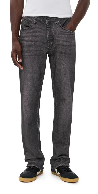 Rag & Bone Fit 4 Miramar Straight Leg Cotton Terry Sweatpant Jeans In Gray