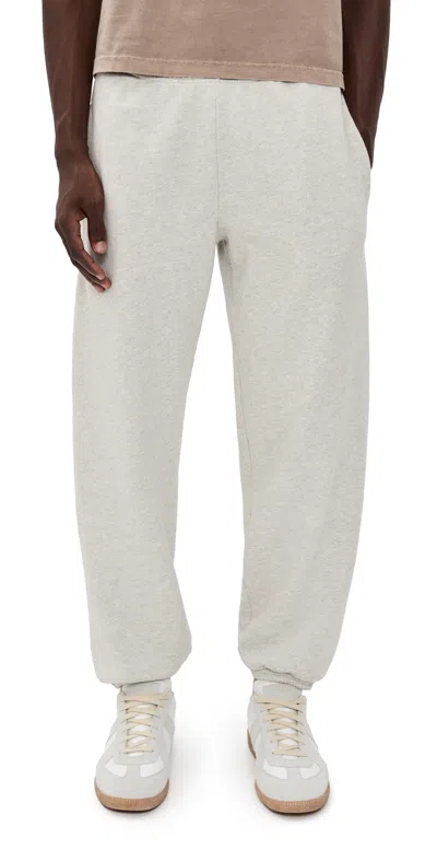 Asher Sebi Heather Ash Sweatpants Heather Ash In Gray