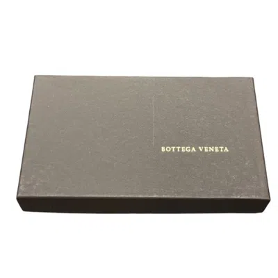 Pre-owned Bottega Veneta Blue Leather Long Wallet (bi-fold) ()
