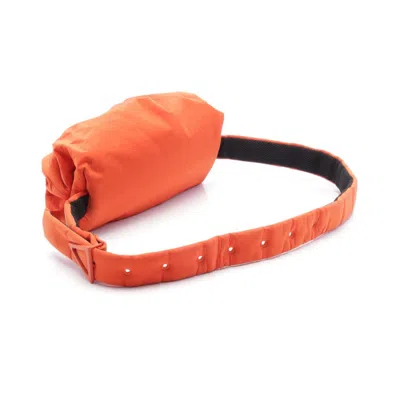 Pre-owned Bottega Veneta Orange Nylon Fanny Pack Sling Bag ()
