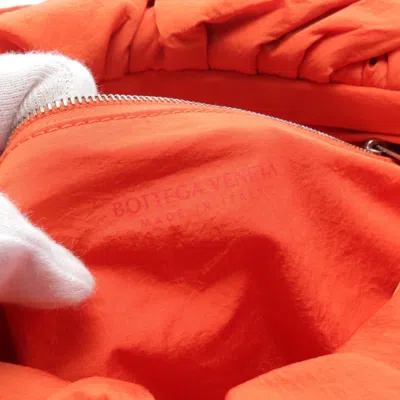 Pre-owned Bottega Veneta Orange Nylon Fanny Pack Sling Bag ()