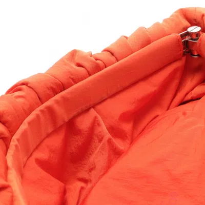 Pre-owned Bottega Veneta Orange Nylon Fanny Pack Sling Bag ()