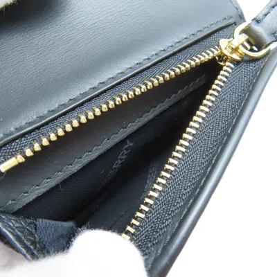 Pre-owned Burberry Black Leather Wallet (bi-fold) ()