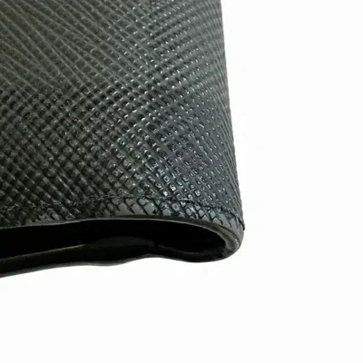 Pre-owned Burberry Charcoal Gray Cotton Elastane Wallet (bi-fold) ()
