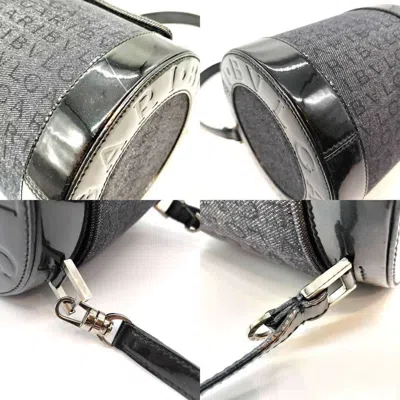 Pre-owned Bvlgari B.zero1 Black Navy Denim Leather Handbag ()