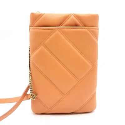 Pre-owned Bvlgari Orange Leather Shoulder Bag ()