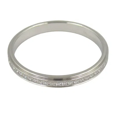 Pre-owned Cartier Clear Platinum Platinum 950 Band Ring ()