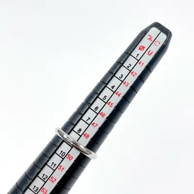 Pre-owned Cartier Silver Platinum 950 Band Ring ()