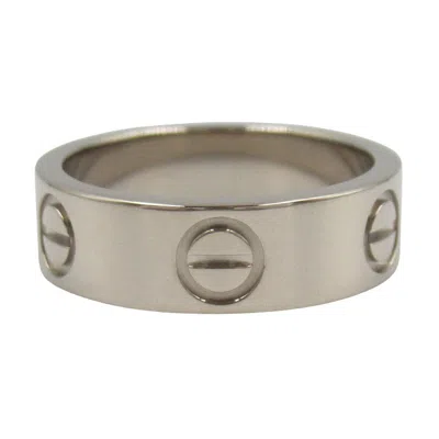 Pre-owned Cartier White Gold White Gold (18k) Band Ring ()