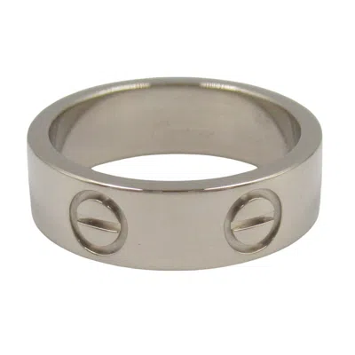 Pre-owned Cartier White Gold White Gold (18k) Band Ring ()