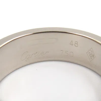 Pre-owned Cartier White Gold White Gold (18k) Band Ring ()