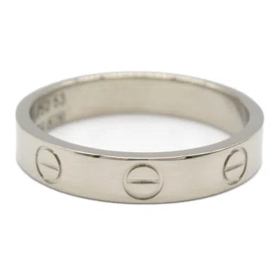 Pre-owned Cartier White Gold White Gold (18k) Band Ring ()
