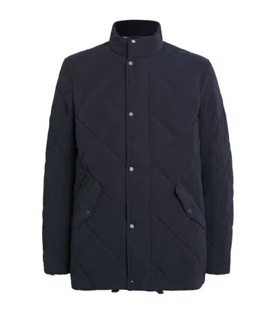 Barbour Winter Chelsea Quilted Jacket In Blue