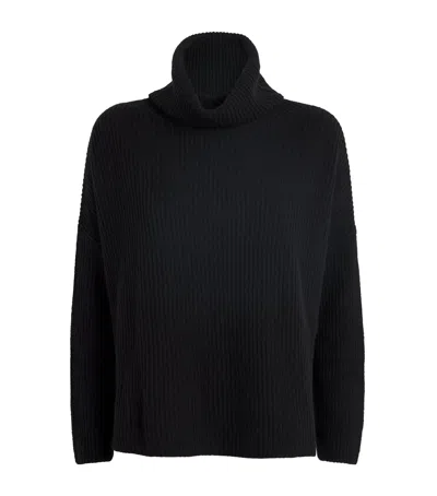 Max & Co Cashmere Rollneck Sweater In Black