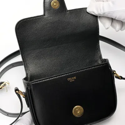 Pre-owned Celine Black Leather Shoulder Bag ()
